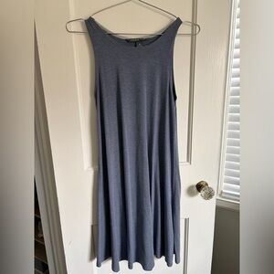 Free People Heather Blue Maxi Dress